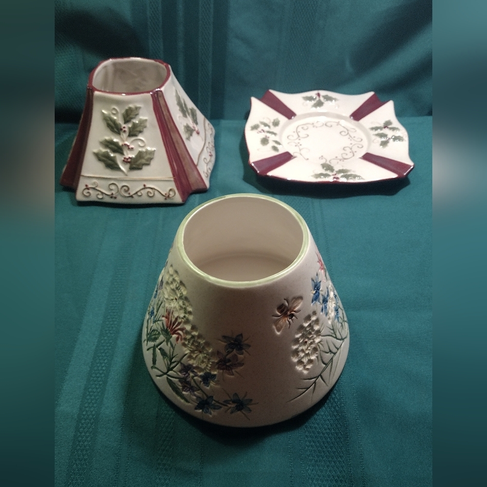 Yankee Candle Company Toppers Lot ( CANDLE NOT INCLUDED )